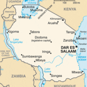 Tanzanie_Tanzania_CIA_map