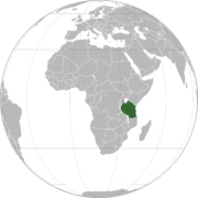 Tanzanie_Tanzania_(orthographic_projection).svg