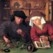 temps_modernes_Massysm_Quentin_—_The_Moneylender_and_his_Wife_—_1514